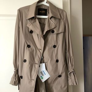 Moorer trench coat; 44 IT/8 US; New with tags